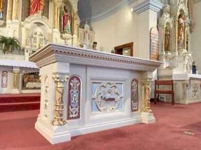 church altar